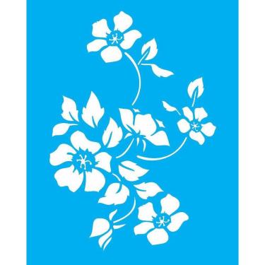 Imagem de Stencil 20X25 Flor Papoulas - Opa 1333