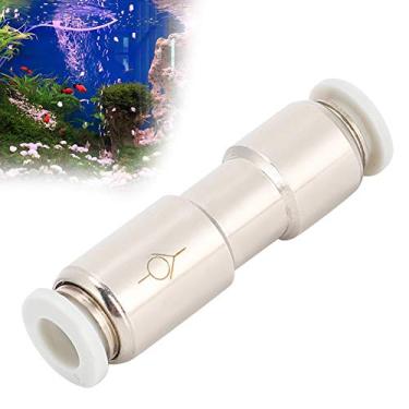Imagem de Pssopp Válvula de retenção unidirecional de aquário antiretorno válvula de retenção de metal tubo de conexão direta para conexão do difusor de ar do tanque de peixes