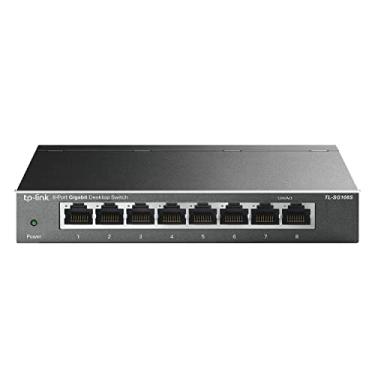 Imagem de TP-Link TL-SG108S | 8 Port Gigabit Ethernet Switch | Desktop/Wall-Mount | Plug & Play | Fanless | Sturdy Metal | Limited Lifetime Protection | 802.1p/DSCP QoS & IGMP Snooping | Compact Design