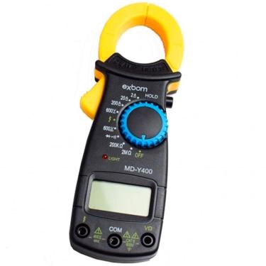 Imagem de Alicate Amperímetro e Multimetro Digital Exbom MDY400