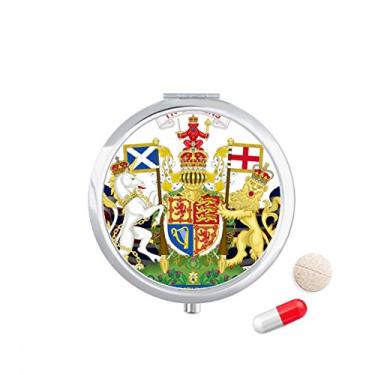 Imagem de Porta-comprimidos com símbolo do país do Reino Unido com emblema nacional