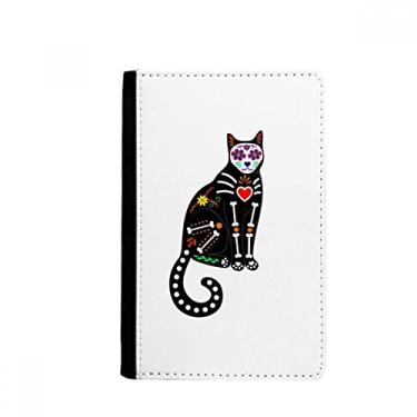Imagem de Porta-passaporte Notecase Burse Notecase Burse coração de gato preto Halloween atmosfera terror Atmosfera porta-cartões