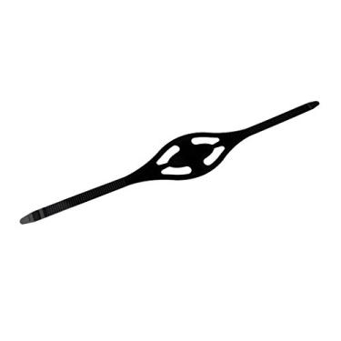 Imagem de Fancyes Máscara StrapKit – Alças de cordão de substituição para óculos de mergulho com snorkel – Suporte de cinto de silicone – Preto, G
