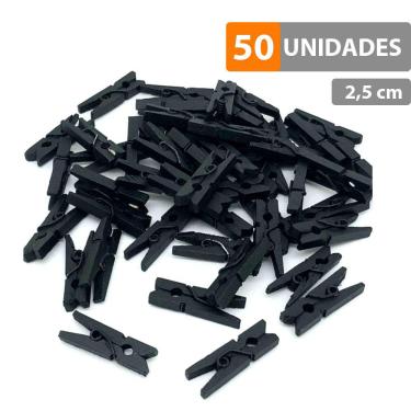 Imagem de Mini Pregador Prendedor Madeira Fotos Convites - 50 Unidades