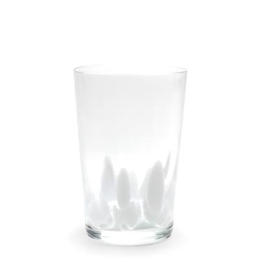 Imagem de Copo Multicor Branco Leitoso Murano Cristais Cadoro