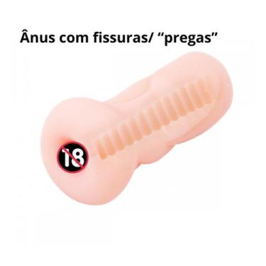 Imagem de Masturbador Formato Ânus Masculino Pregas Fissuras Masturbação Punheta