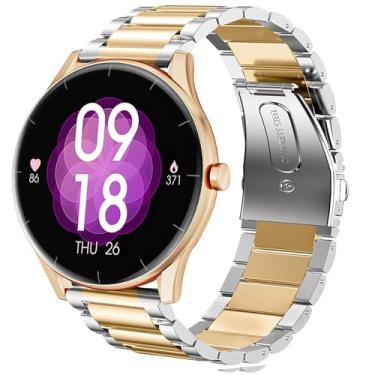 Imagem de Compatível com pulseiras de relógio inteligente Mingtawn, pulseiras de substituição de metal de aço inoxidável Lamshaw compatíveis com smartwatch Mingtawn L50 PRO/SKG V9C/Aim W11/Amazfit Balance/Nemheng N39H/LIGE BW1329/LIGE ST15