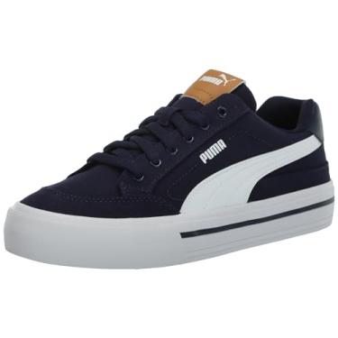 Imagem de PUMA Tênis masculino clássico Vulc, Puma Azul-marinho-puma branco, 43