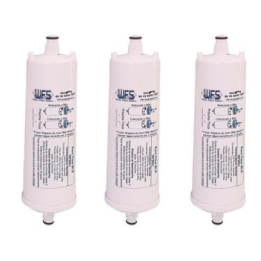 Imagem de Kit 3 Filtros Refil Compatível Purificador Europa Hf By Hebe