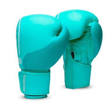 Imagem de Sanabul Luvas femininas de boxe de ovos de Páscoa, luvas de Muay Thai de Kickboxing MMA Pro Training, saco pesado Sparring, menta 340 g