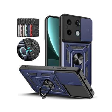 Imagem de Capa Case Capinha Anti Impacto Ring Luxo Premium Xiaomi Redmi Note 13 5g (AZUL)
