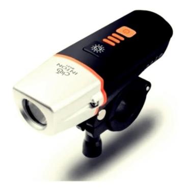 Imagem de Farol Bicicleta com led de alto brilho recarregável Sensor Luz 400 Lumens Inton Bc21