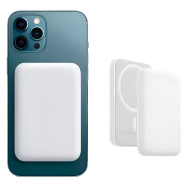 Imagem de Carregador Portátil (Power Bank) Magnético sem fio por indução Carregamento Rápido de 10000mAH Compatível com Celulares - P758