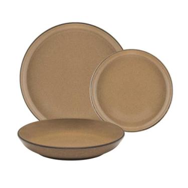 Imagem de Aparelho De Jantar 18 Peças Flat Ocre