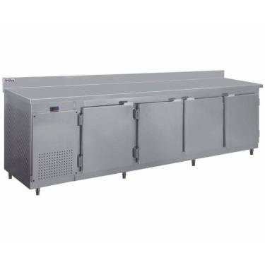 Imagem de Balcão De Encosto 4 Portas 860 Litros Rf046 Frilux Balcão Refrigerado Inox 220v