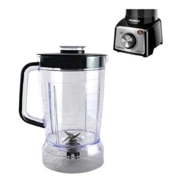Imagem de Copo Liquidificador Mondial L1000 l1200W Cristal Tampa Preta (75)