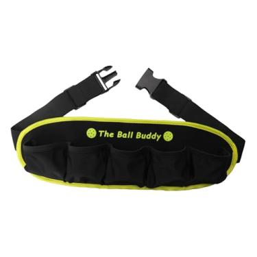 Imagem de Fancyes Bolsa de cintura para bola de pickleball, suporte para faixa de cintura para bola de tênis, pochete ajustável, bolsa para cintura, bolsa para bola de