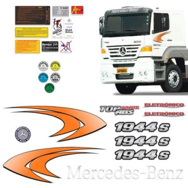 Imagem de Kit Faixa Lateral MB 1944 S + Adesivo Testeira + Emblemas - SPORTINOX,