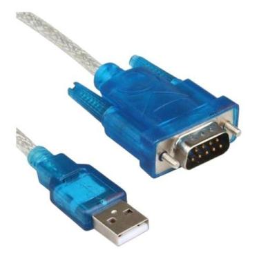 Imagem de Cabo Conversor Serial Rs232 X Usb 2.0 Db9 Alta Velocidade - Mixmercado