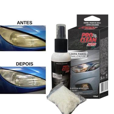 Imagem de Revitalizador limpa farol amararelo sem polir e sem lixar - PROCLEAN