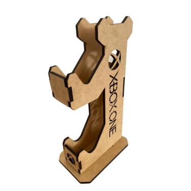 Imagem de Porta Controle Suporte Videogame Xbox Em MDF Cru - AGV Criações