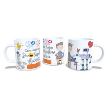 Imagem de Canecas de Porcelana Branca Personalizadas Profissões 4 - Estampa Subl