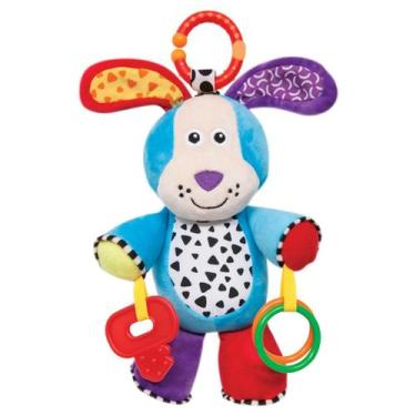 Imagem de Pelúcia Treme-Treme Com Mordedor e Chocalho Atividades Móbile Bebê Inf
