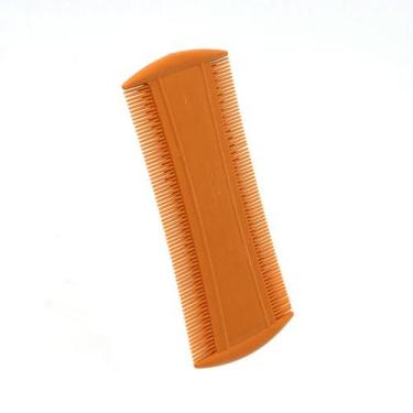 Imagem de Pente Fino Para Piolhos e Lêndeas  Pende de Plástico Safira, LARANJA