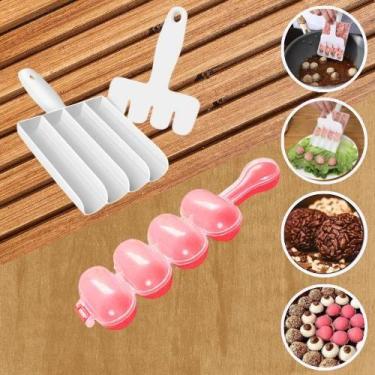 Imagem de Kit Modelador Cortador Bolinhos De Chuva Almôndegas Doces Nhoque Bolea