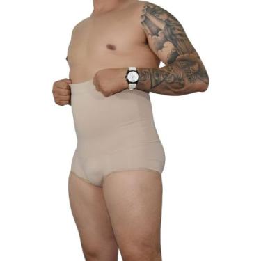 Imagem de Modelador De Barriga Short Masculino Cintura Alta Média Compressão - F
