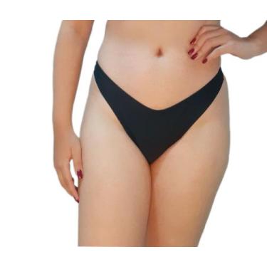 Imagem de Calcinha asa delta fio dental avulsa Biquíni asa delta preto - DE UMA 
