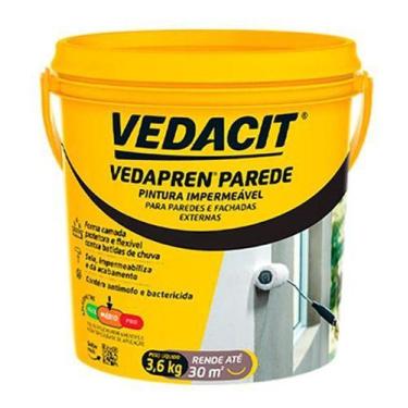 Imagem de Vedacit  Vedapren Parede  Impermeavel  3.6 L Branco Fosco