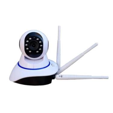 Imagem de Câmera Babá Robô 3 Antenas Ip Wifi 360º 720p Visão Noturna - Yolsef