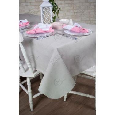 Imagem de Toalha de Mesa Retangular em Tecido Impermeável Acqua Linea Sapucaia C