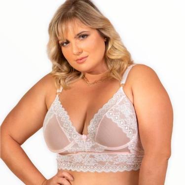 Imagem de Sutiã Cropped Plus Size - Via Sedução, GG (46), Havely rosa