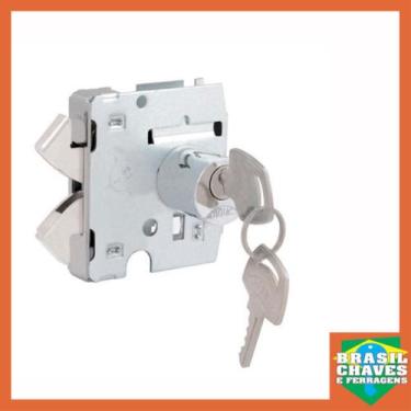 Imagem de Fechadura para Porta de Vidro Blindex de Correr Cilindro Redondo 2189B