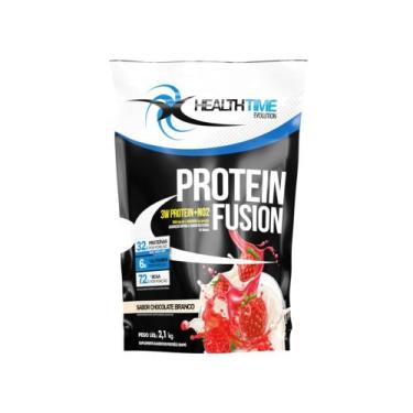 Imagem de 3w fusion whey protein morango - refil 2,1 kg - HEALTH