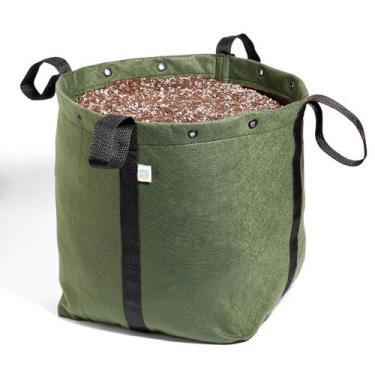 Imagem de Vaso de Plantas Com Alças 50 Litros Feltro - King Pot, Verde