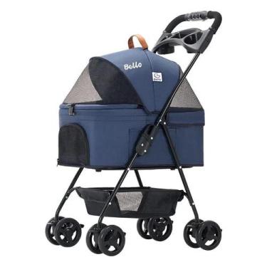 Imagem de Carrinho Passeio Transporte Pet Cães Gatos - Ninabag