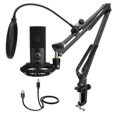 Imagem de Microfone Fifine T669 - USB - Condensador Cardioide - Preto