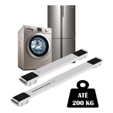 Imagem de Suporte com Rodinhas para Geladeira e Fogão e Máquina de Lavar - QG DO