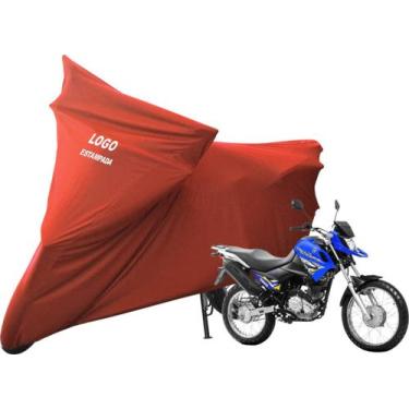 Imagem de Capa Para Proteger Moto Yamaha XTZ 150 Crosser - Mz, Vermelha