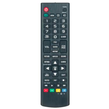 Imagem de AKB73715655 Controle remoto de substituição compatível com LG LCD LED Smart TV 29MA73D 29LN450W