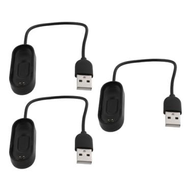 Imagem de SING F LTD 3 peças de cabo de carregamento para relógio inteligente Smartwatch USB de substituição compatível com smartwatch Xiaomi Mi Band 4
