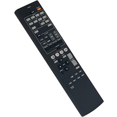 Imagem de Controle remoto de substituição RAV463 ZA11350 adequado para receptor AV Yamaha HTR-3065 RX-V373 RX-V375 HTR-3066 YHT-399U RX-V373BL RX-V375BL HT-497BL HTR-3065BL HT-445BL 97 HTRR 3065 RXV373 RXV375