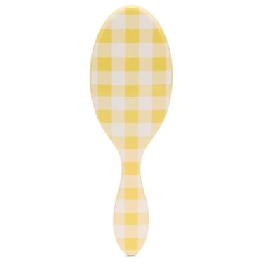 Imagem de Wet Brush Desembaraçador original, guingão dourado (charme costeiro), cerdas ultra macias IntelliFlex deslizam através dos emaranhados, escova de cabelo desembaraçadora (molhada e seca), mulheres e