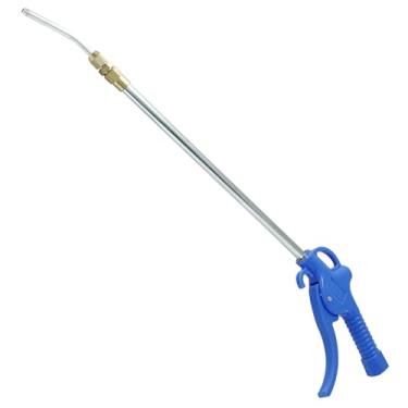 Imagem de LDEXIN Pistola de sopro de ar com bocal de soprador de ar ajustável, extensão de até 57 cm, ferramenta de limpeza de remoção de poeira, azul