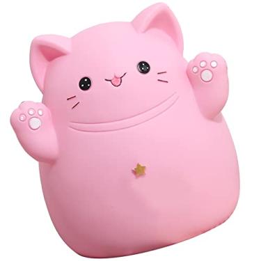 Imagem de Cofrinho de Gato Bonito Dos Desenhos Animados, Caixa de Dinheiro Atraente Em Forma de Gato para Organizar e Contas, Ornamento de Decoração de Casa, Adorável Cofrinho de Gato para