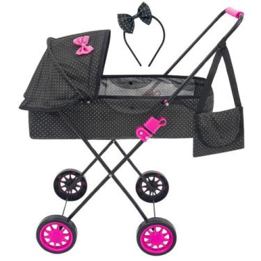 Imagem de Carrinho de Boneca Veneza 79 CM Alt Bebe Reborn Milan Luxo - SAG TOYS,