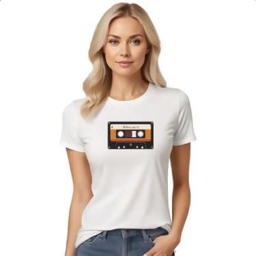 Imagem de Camiseta Baby Look Fita K7 retro anos 70 - Alearts, G
